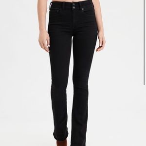 High-Rise Black Flare Jeans